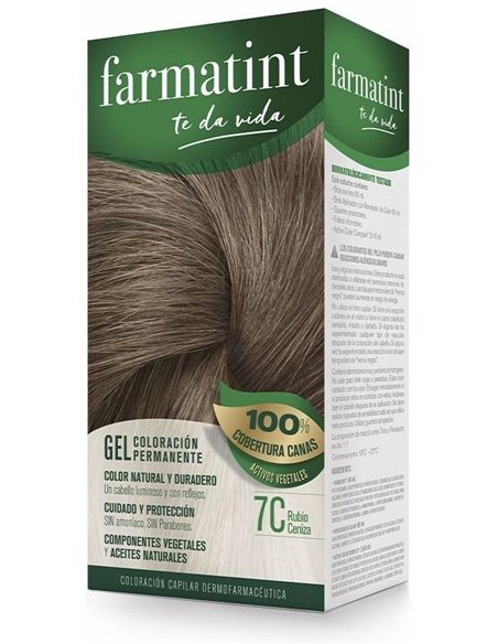 Farmatint Gel 7C Rubio Ceniza 135Ml. de Farmatint
