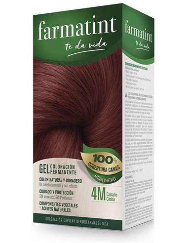 Farmatint Gel 4M Castaño Caoba 135Ml. de Farmatint