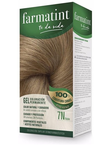 Farmatint Gel 7N Rubio 135Ml. de Farmatint
