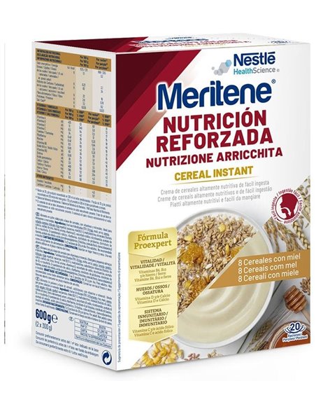 Maritene Cereal Instant 8 Cereales con Miel 2x300g. de Meritene