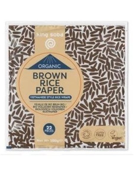 Papel De Arroz Integral 200Gr. Bio de King Soba