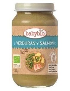 Potito Verduras Y Salmon 6Meses 200Gr. Bio de Babybio
