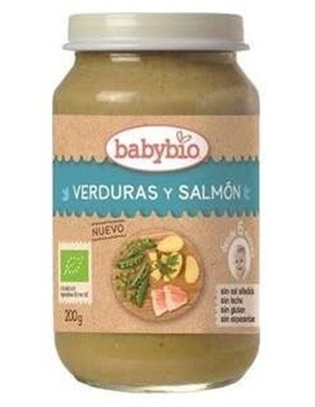 Potito Verduras Y Salmon 6Meses 200Gr. Bio de Babybio