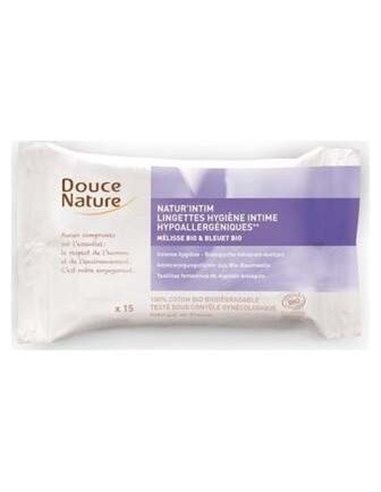 Toallitas Intimas Hipoalergenicas 15Ud. de Douce Nature