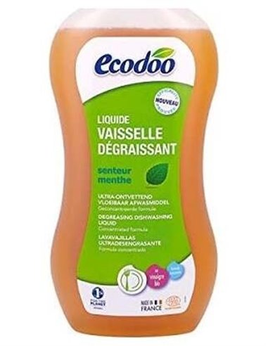 Lavavajillas Desengrasante Menta 1L. de Ecodoo