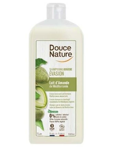 Champu-Gel De Ducha Almendra 1L. de Douce Nature
