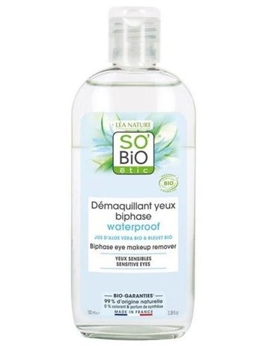Desmaquillador Ojos Bifasico 100Ml. de So´Bio Etic