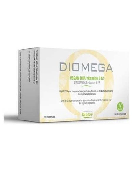 Diomega Vegan Dha+ Vit B12 30Cap. de Dioter