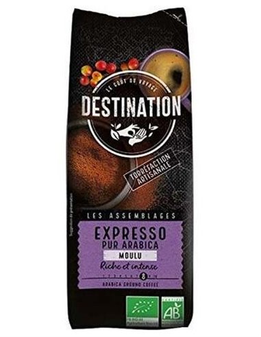 Cafe Expreso 100% Arabica Molido 250Gr Bio de Destination