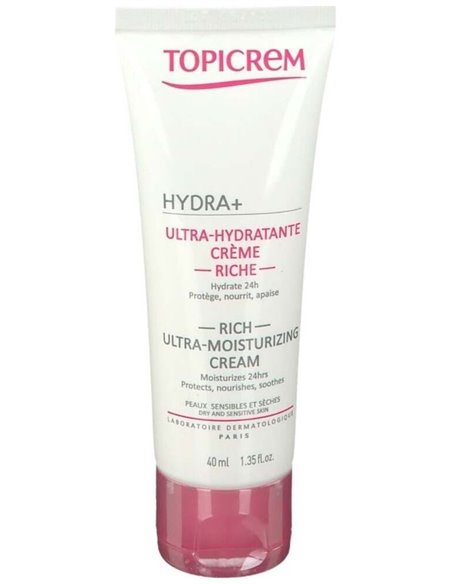 Topicrem Hydra+Crema Hidrat Ilumin Rica 40 Ml de Topicrem