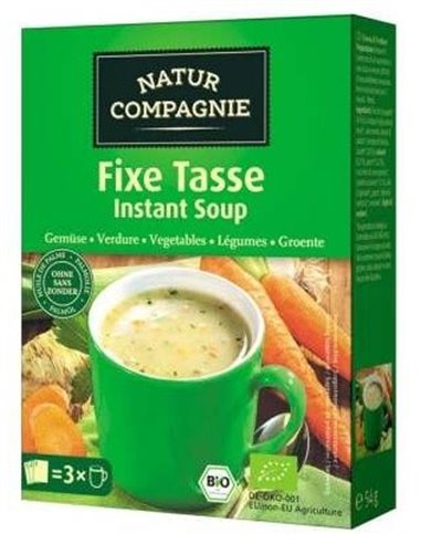 Sopa De Champiñones Instantanea 12Cajasx3Sbrs. Bio de Natur Companier