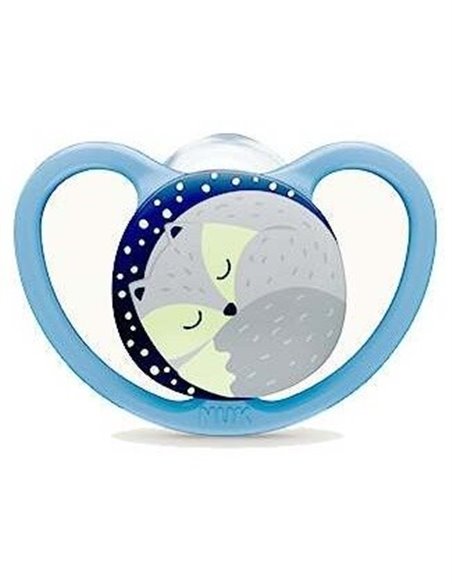 Pack Chupete Space Night 18- Silicona 6Ud Surtidas de Nuk