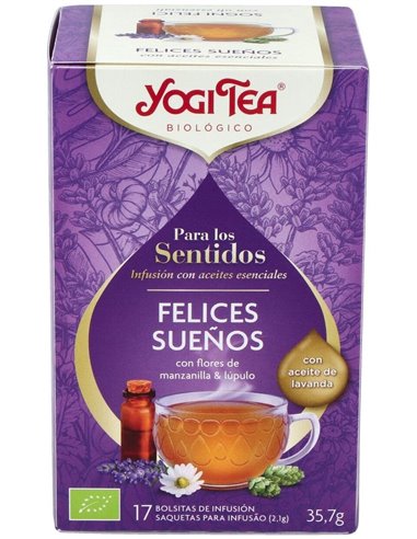 Yogi Tea Felices Sueños Para Los Sentidos 20Inf. de Yogi Tea