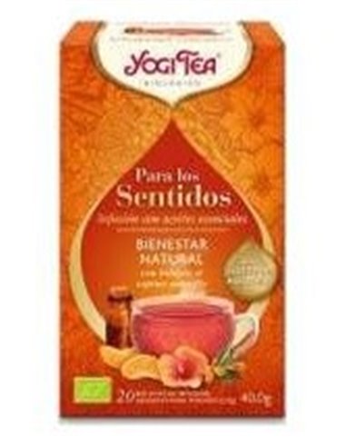 Yogi Tea Para Los Sentidos Bienestar Natural 17 X 1,8 G de Yogi Tea