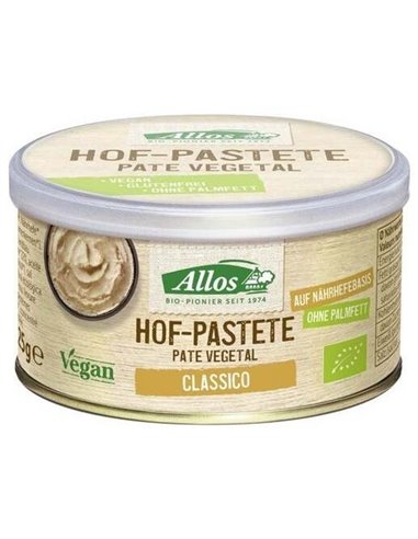 Pate Vegetal Clasico 125Gr. Bio Vegan de Allos