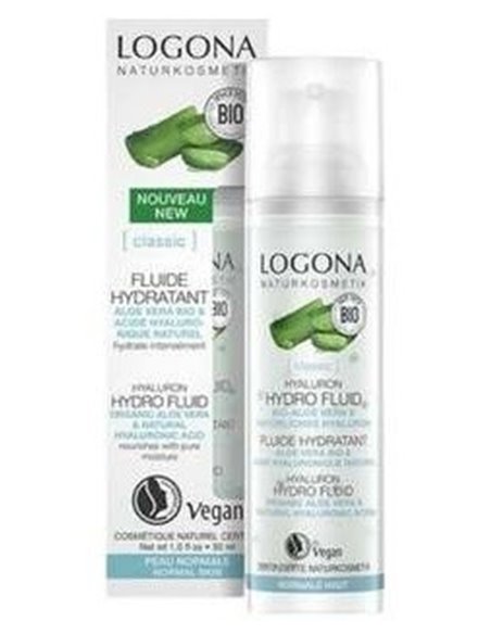 Fluido Hidratante Aloe-Ac. Hialuronico 30Ml. de Logona