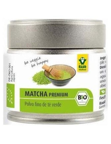 Té verde Matcha Bio, polvo 30g de Raab Vitalfood