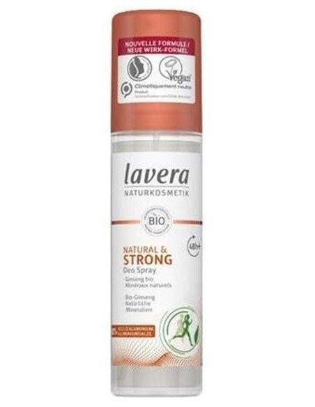 Strong & Natural Desodorante 48H Spray 75Ml. de Lavera