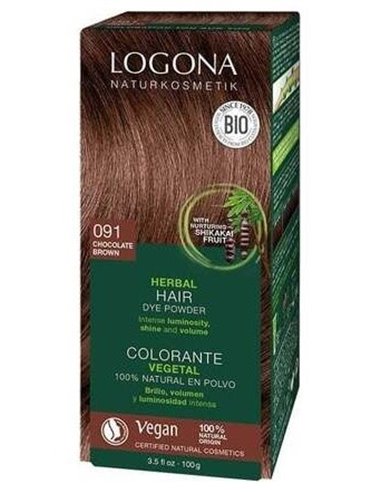 Colorante Vegetal Marron Chocolate 091 100Gr. de Logona