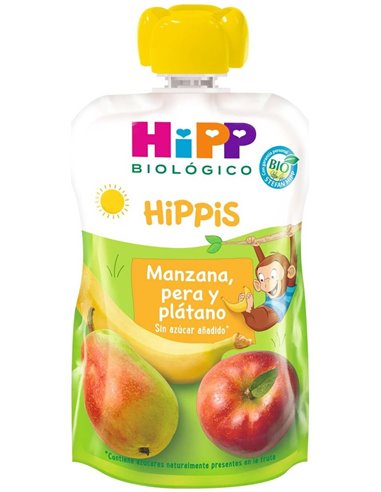 Pouches De Manzana Pera Y Platano  Bebibles 100Gr. de Hipp
