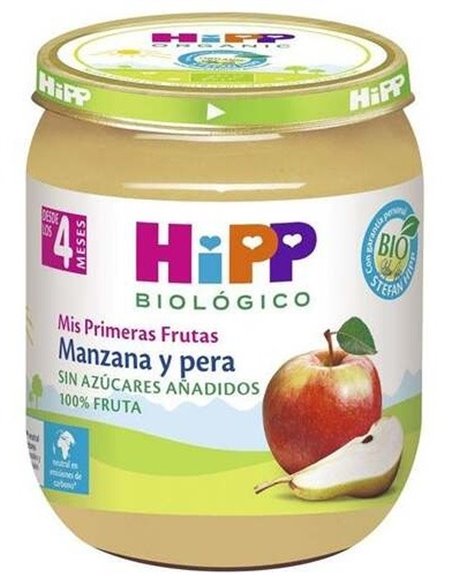 Potito Manzana Y Pera 4Meses 125Gr. Bio S/A de Hipp