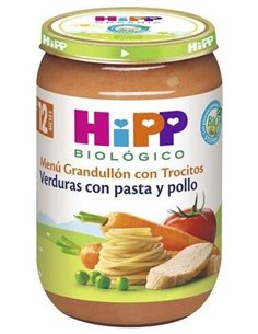 Tarrito De Verduras Con Pasta Y Pollo Bio 220 g  de Hipp