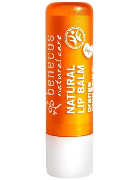 Bálsamo Labial Oliva karité Jojoba Naranja 4,8 gr de Benecos