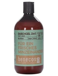 Gel De Baño 2En 1 Menta 500Ml. Bio Vegano de Benecos