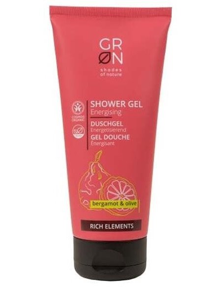 Gel de Baño Energizante Bergamota y Aceite de Oliva,200mlRich Elements de Grn