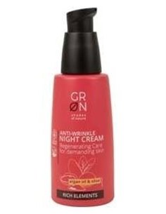 Crema de Noche Intensa Anti-Arrugas Argán y Oliva,50ml Rich Elements de Grn