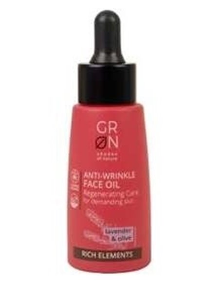 Aceite Facial Regenerador Anti-Arrugas Lavanda y Olia, 30ml Rich Element de Grn