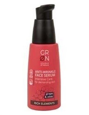 Serum Anti-Arrugas Acido Hialurónico Pepita de Uva y Oliva,30ml Rich Element de Grn