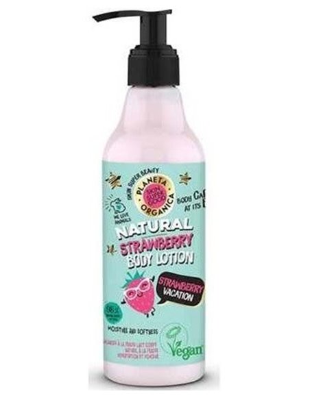 Locion Corporal Fresa Strawberry Vacation 250Ml. de Skin Super Good