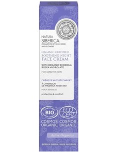 Crema Facial Noche Calmante Piel Sensible 50Ml Eco de Natura Siberica