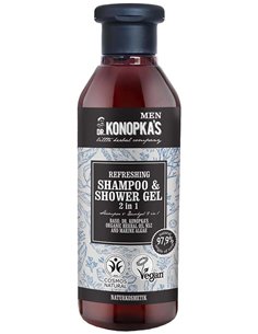 Men Champu-Gel Ducha Refrescante 2 En 1 280Ml. Veg de Dr. Konopka´S
