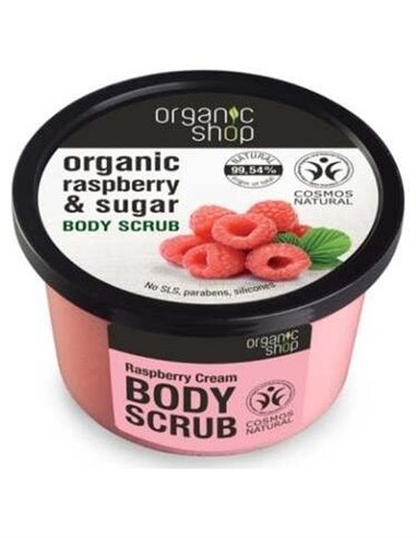 Exfoliante Corporal Regeneradora Frambuesa 250Ml. de Organic Shop