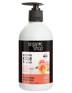 Jabon De Manos Nutritivo Rosa-Melocoton 500Ml. de Organic Shop