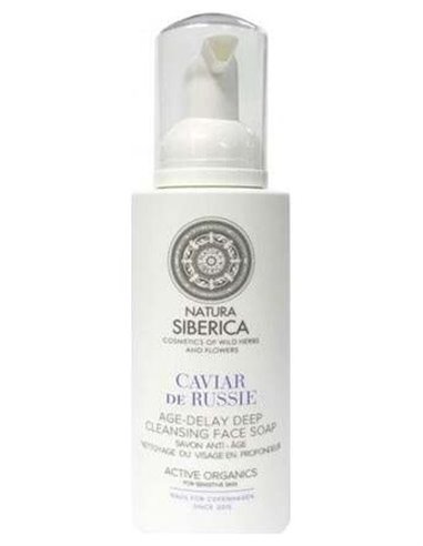 Jabon Facial Limpieza Profunda Caviar Rusia 175Ml. de Natura Siberica