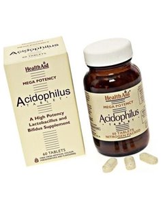 Acidophilus Mega Potency With Fos 60Comp. de Health Aid