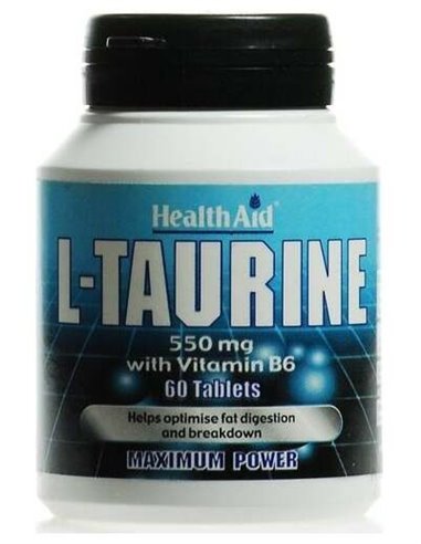 L-Taurina 550 Mg 60 Comp de Health Aid