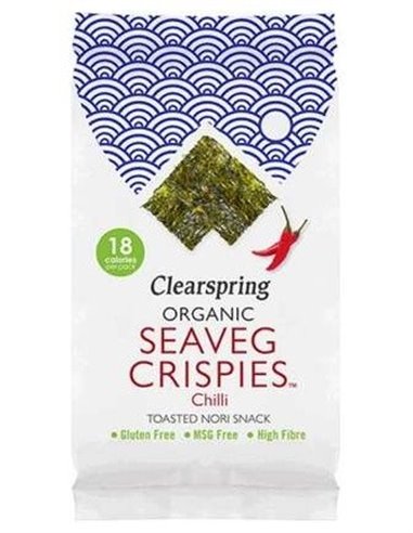 Snack De Alga Nori Tostada Chili Bio  5 G de Clearspring