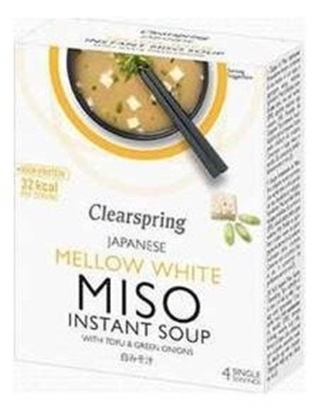 Sopa De Miso Y Tofu Suave (4X10G) de Clearspring