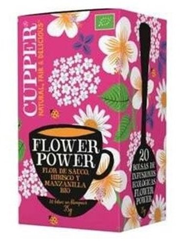 Flower Power Infusion 20Bolsitas. Bio de Cupper