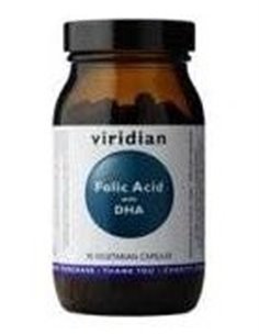 Acido Folico 400Ug Con Dha 90Cap.Veg. de Viridian