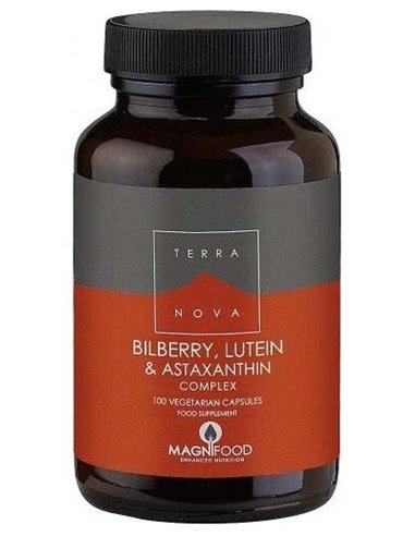 Mirtilo, Luteína Y Astaxantina Complex 100 Vcáps de Terranova