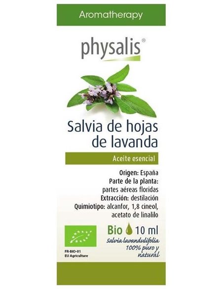 Esencia Salvia De Hoja De Lavanda 10Ml. Bio de Physalis