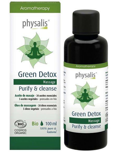 Green Detox Purifica Y Limpia Aceite Masaje 100Ml. de Physalis