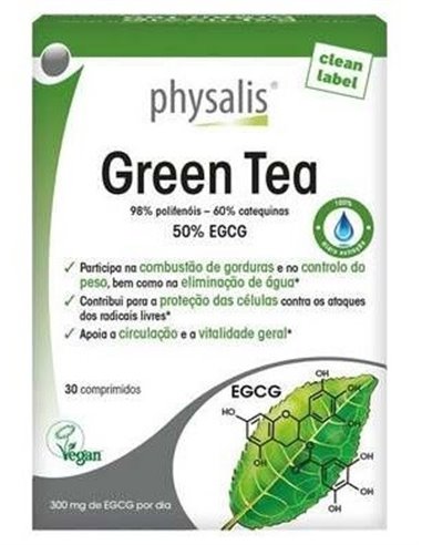 Green Tea 30Comp. Vegan de Physalis