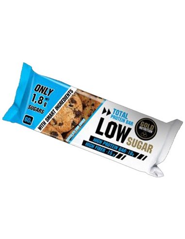 Total Protein Low Sugar Barr Choco-Cookie 10Ud de Gold Nutrition
