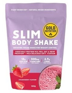 Slim Body Shake Fresa 300Gr. de Gold Nutrition